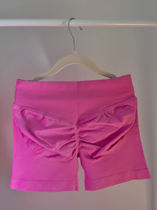 Scrunch Shorts - Blush